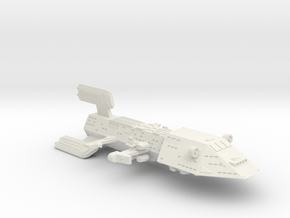 3788 Scale Kzinti Space Control Ship (SCS) SRZ in White Natural Versatile Plastic