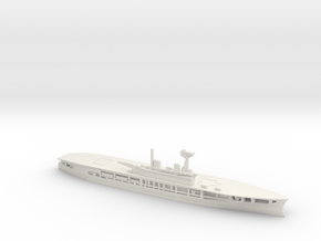 British Aircraft Carrier Eagle in White Natural Versatile Plastic: 1:600