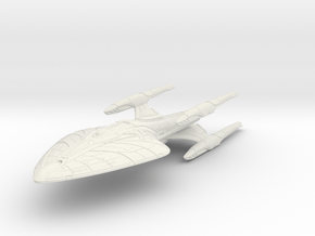 Federation Erebus Class  BattleCruiser V5 in White Natural Versatile Plastic