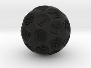 special D36 sphere dice in Black Premium Versatile Plastic