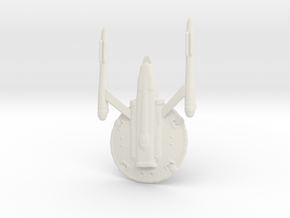 USS Buzzard in White Natural Versatile Plastic