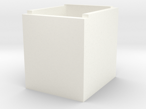 trash can in White Processed Versatile Plastic