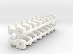 A-Coupling x16 in White Processed Versatile Plastic