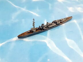 HMS Caledon Light Cruiser 1917 1/1800  in Tan Fine Detail Plastic