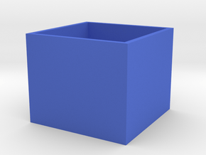 Quartet  Box in Blue Processed Versatile Plastic: Small