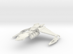 Klingon D5 Tanker 8.4" 1/1000 scale in White Natural Versatile Plastic