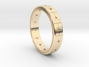 Women's Band Ring #1 in 14K Yellow Gold