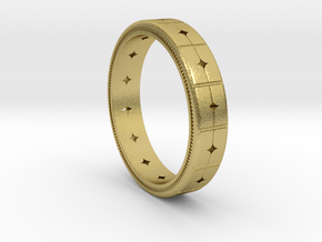 Women's Band Ring #1 in Natural Brass