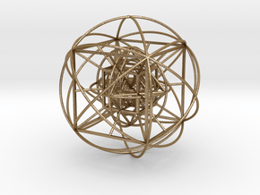 Unity Sphere (medium) in Polished Gold Steel