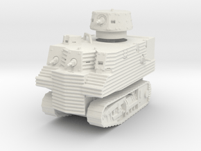 Bob Semple Tank early 1/76 in White Natural Versatile Plastic