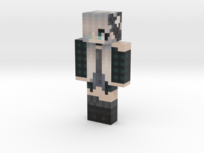 wolf_girl | Minecraft toy in Natural Full Color Sandstone