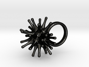 Urchin Ring in Matte Black Steel: 5.5 / 50.25
