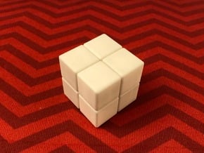 Sonneveld's 4-Piece Cube (all pieces) in White Natural Versatile Plastic