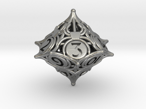D10 Balanced - Spiders in Natural Silver