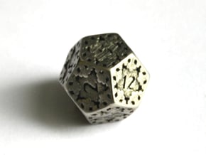 D12 Balanced - Snow in Polished Bronzed-Silver Steel