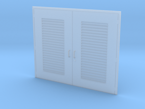 '1-50' Scale - Double Door - Vent in Tan Fine Detail Plastic