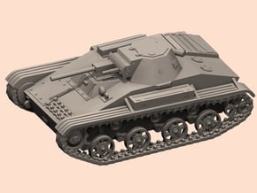 1/35 T-60 tank in White Processed Versatile Plastic