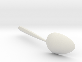 Section mixed into spoons in White Natural Versatile Plastic