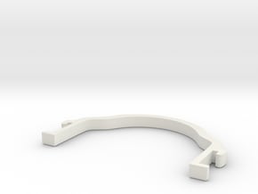 Body clamp for mini-z 52mm in White Natural Versatile Plastic