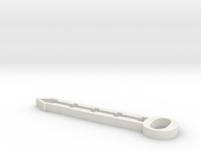 儀表指針 Gauge pointer in White Natural Versatile Plastic