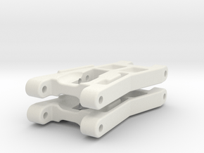 RC10 Part# 6206 Worlds Front Arms in White Natural Versatile Plastic