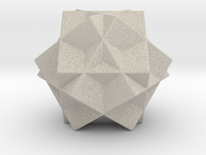 Escher's Tri-cube in Natural Sandstone