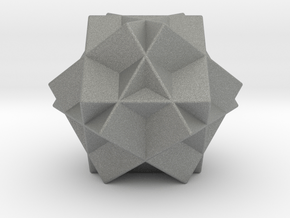 Escher's Tri-cube in Gray PA12