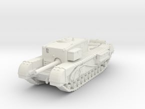 Churchill Gun Carrier 1/87 in White Natural Versatile Plastic