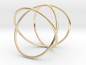 Rolling / Revolving Illusion in 14K Yellow Gold: Small