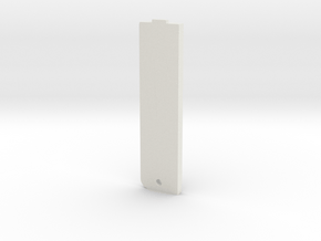 battery cover screw closure_v4 in White Natural Versatile Plastic