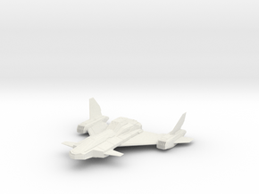 1/144 Buzzard Ground Attack Fighter in White Natural Versatile Plastic