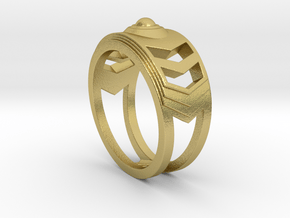 Women's Ring #1 in Natural Brass