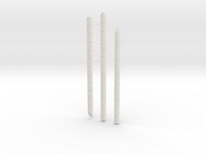 1:72 S-1C Systems Tunnel in White Natural Versatile Plastic