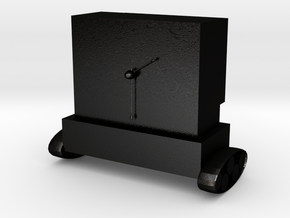 Alarm clock in Matte Black Steel