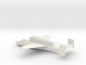 1:600 Heinkel He 162 A-2 in White Natural Versatile Plastic