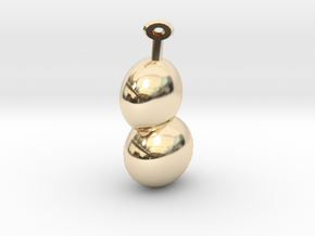Gourd charm in 14K Yellow Gold