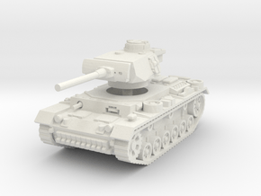 Panzer III L 1/72 in White Natural Versatile Plastic