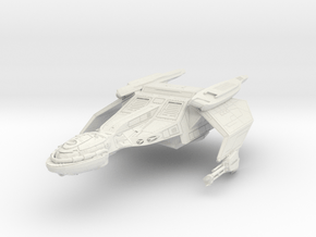 Klingon F-17D WindDragon Assault Ship  Wings Down in White Natural Versatile Plastic