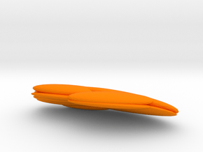 Double-sided dishwashing gloves in Orange Processed Versatile Plastic