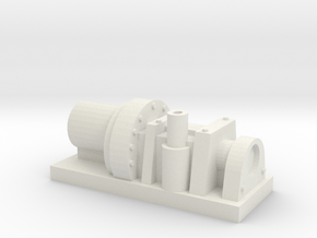 Small industrial style pump in White Natural Versatile Plastic