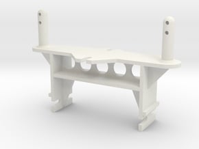 Kyosho Double Dare Front Body Mount in White Natural Versatile Plastic