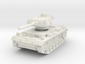Panzer III M 1/120 in White Natural Versatile Plastic