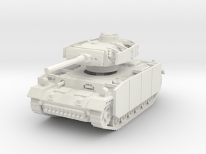 Panzer III M (schurzen) 1/100 in White Natural Versatile Plastic