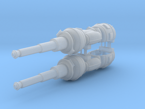 1/32 TOS Cylon Raider Cannon Replacement Set in Tan Fine Detail Plastic