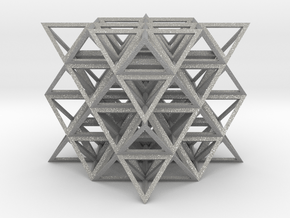 64 Tetrahedron made from 8 Stellated Octahedrons  in Aluminum