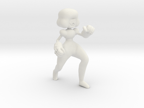 Super cool Space Woman in White Natural Versatile Plastic