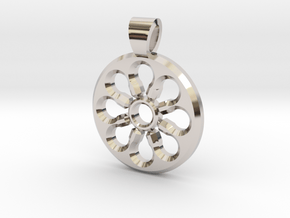 Rosette type 4 [pendant] in Platinum