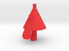 Don Umbrella in Red Processed Versatile Plastic