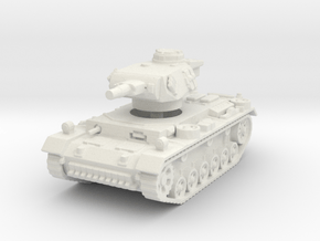 Panzer III N 1/120 in White Natural Versatile Plastic