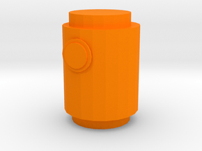 Lantern demon in Orange Processed Versatile Plastic